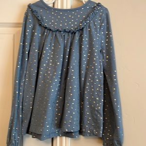 Mini Boden shirt with back button closure. Excellent condition. 9/10 size